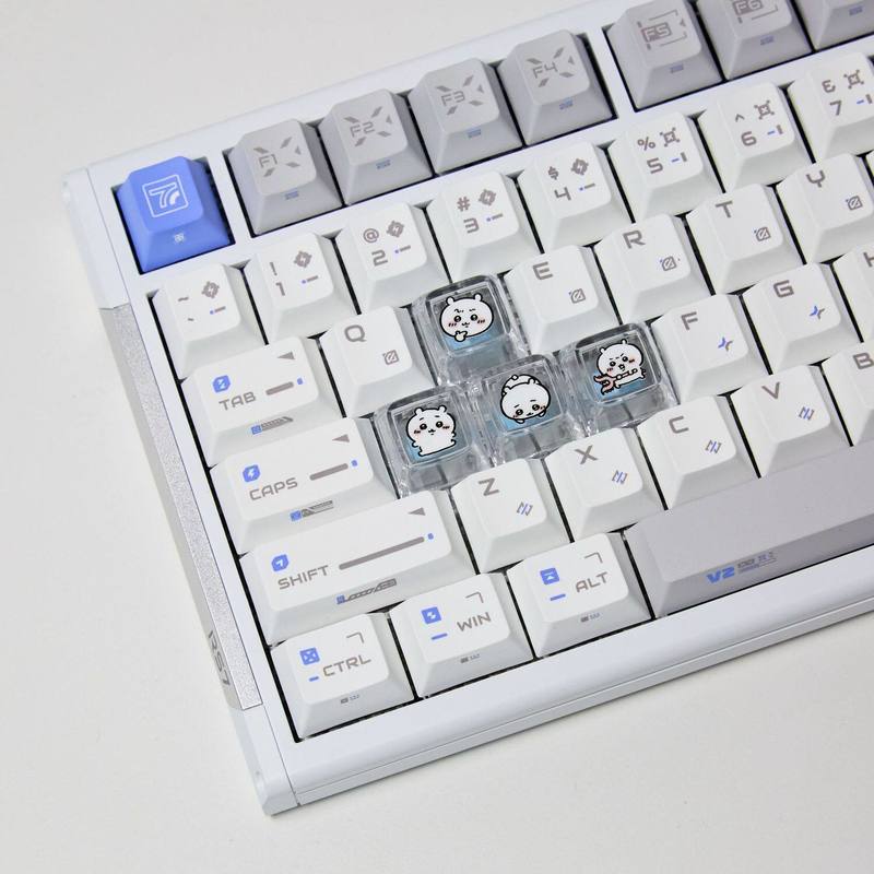 Gaming Accessories Decor - Chiikawa 4 Pcs Handmade Transparent Pc