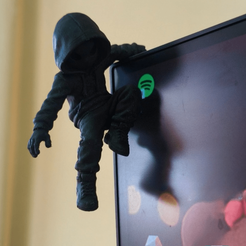 Gaming Accessories Bedroom - Climb Hoodie Alien Mini Statue 3D