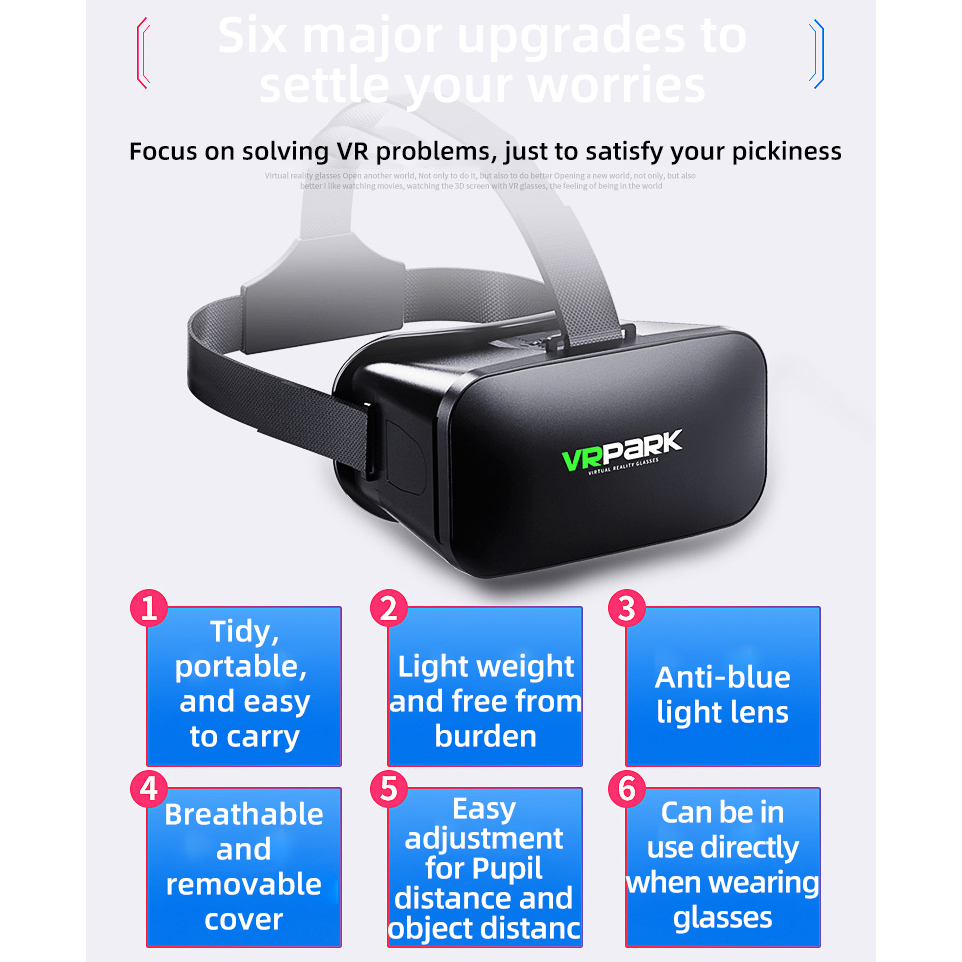 Virtual Reality Helmet VR Glas - огляд і ціна Virtual Gaming Accessories