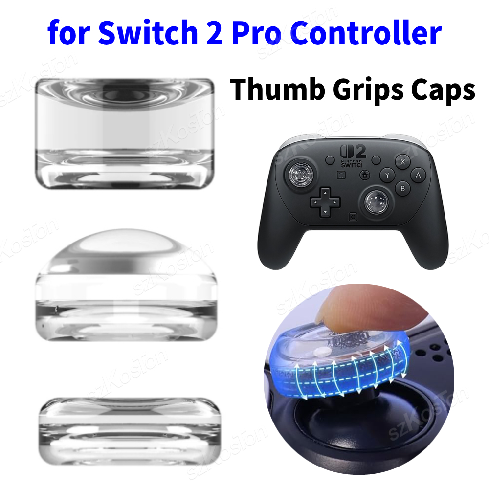 Clear Thumb Grips Caps for Swi - огляд і ціна Gaming Accessories Nintendo