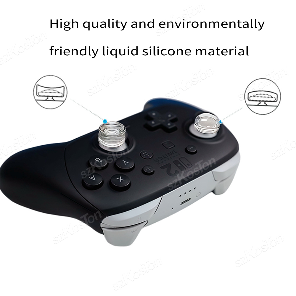 Clear Thumb Grips Caps for Swi - огляд і ціна Gaming Accessories Nintendo