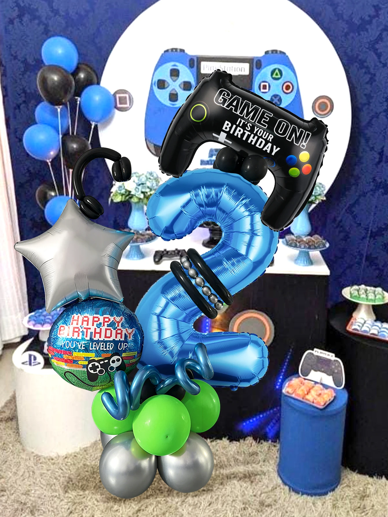 32PCS Game Theme Birthday Numb - огляд і ціна Gaming Accessories Decor