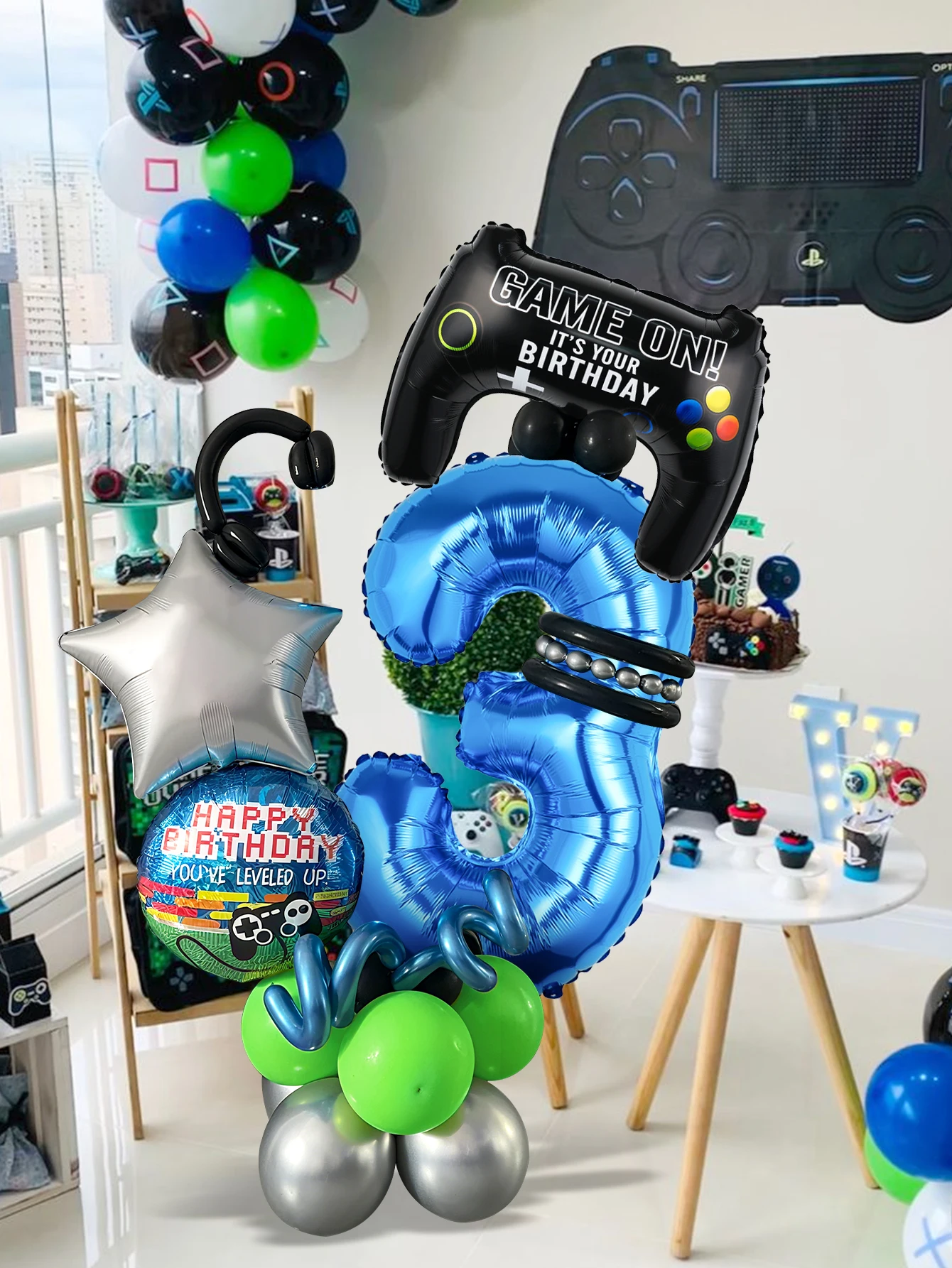 32PCS Game Theme Birthday Numb - огляд і ціна Gaming Accessories Decor